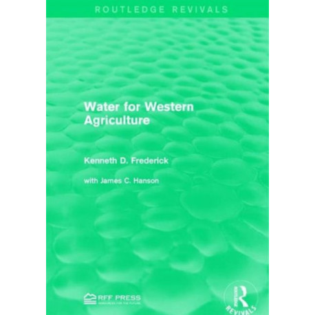 Water for Western Agriculture