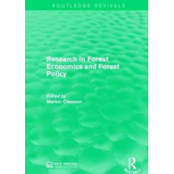 Research in Forest Economics and Forest Policy