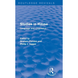 Studies in Hausa: Language and Linguistics
