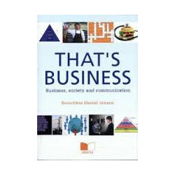 That's business: Business, society and communication