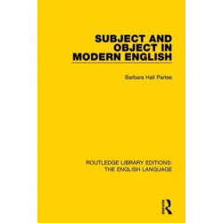 Subject and Object in Modern English