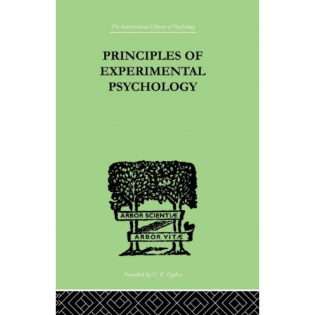 Principles Of Experimental Psychology