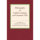 Bibliography of English Language and Literature 1920