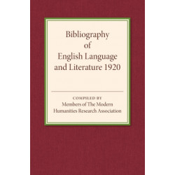 Bibliography of English Language and Literature 1920