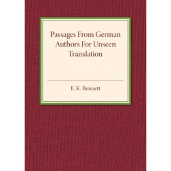 Passages from German Authors for Unseen Translation