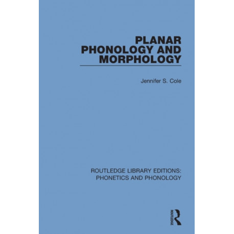 Planar Phonology and Morphology