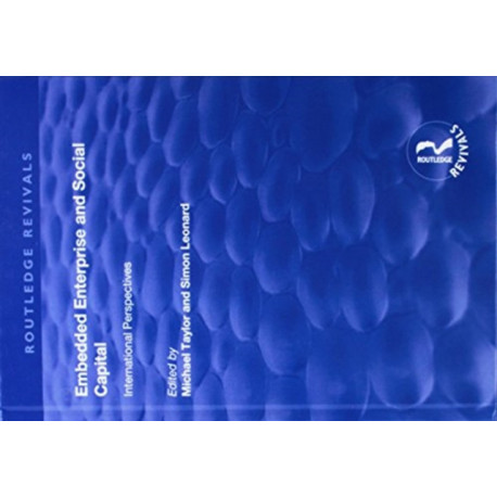 Embedded Enterprise and Social Capital: International Perspectives