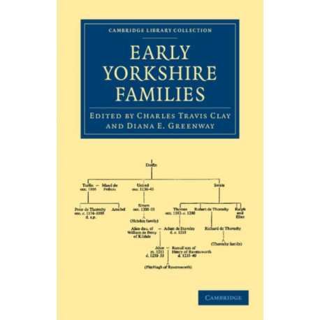 Early Yorkshire Families