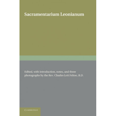 Sacramentarium Leonianum