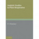Analytic Studies in Plant Respiration