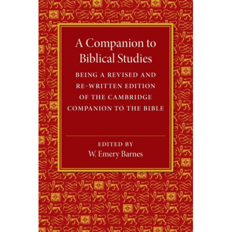A Companion to Biblical Studies