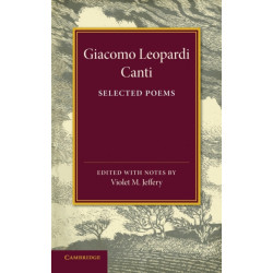 Giacomo Leopardi: Canti: Selected Poems
