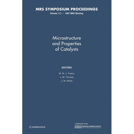 Microstructure and Properties of Catalysts: Volume 111