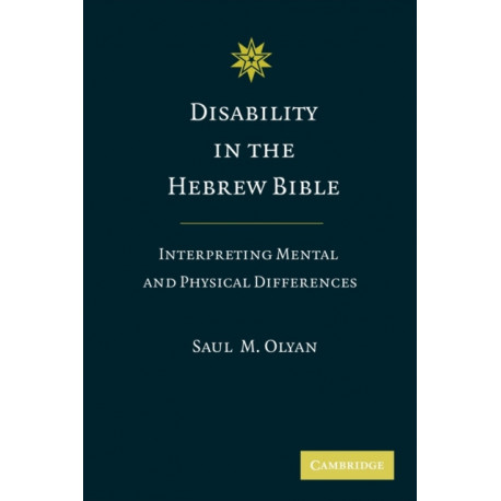 Disability in the Hebrew Bible: Interpreting Mental and Physical Differences