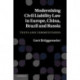 Modernising Civil Liability Law in Europe, China, Brazil and Russia: Texts and Commentaries