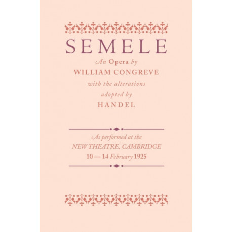 Semele: An Opera