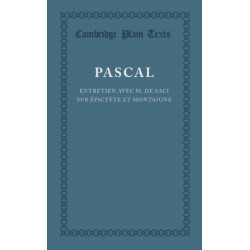 Entretien avec M. de Saci sur Epictete et Montaigne