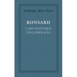 L'art poetique cinq prefaces
