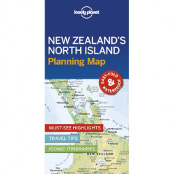 Lonely Planet Planning Map: New Zealand's North Island