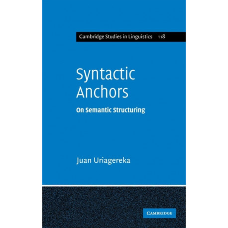 Syntactic Anchors: On Semantic Structuring