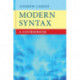 Modern Syntax: A Coursebook
