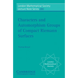 Characters and Automorphism Groups of Compact Riemann Surfaces