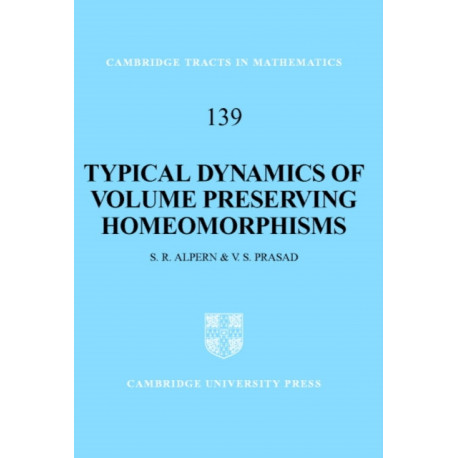 Typical Dynamics of Volume Preserving Homeomorphisms