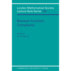 Boolean Function Complexity