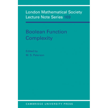 Boolean Function Complexity