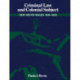 Criminal Law and Colonial Subject