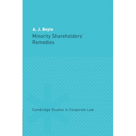 Minority Shareholders' Remedies