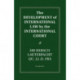 The Development of International Law by the International Court