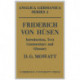 Friderich von Husen: Introduction, Text, Commentary and Glossary