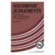 Solomonic Judgements: Studies in the Limitation of Rationality