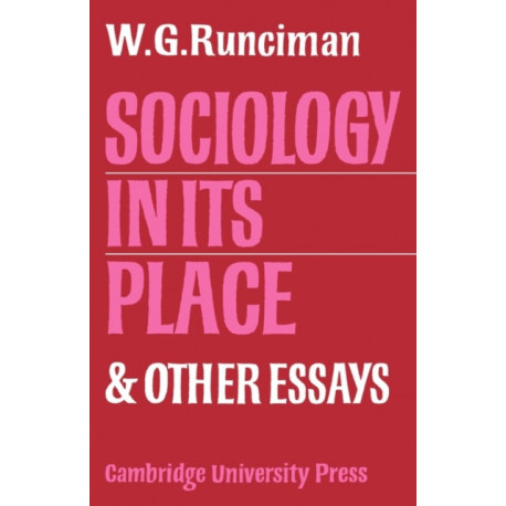 Sociology In Its Place
