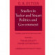 Studies in Tudor and Stuart Politics and Government: Volume 1, Tudor Politics Tudor Government: Papers and Reviews 1946–1972
