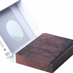 Bibelen - mellemformat: i lærred med kunsttryk, rosa