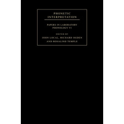 Phonetic Interpretation: Papers in Laboratory Phonology VI