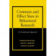 Contrasts and Effect Sizes in Behavioral Research: A Correlational Approach