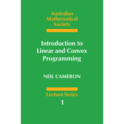Introduction to Linear and Convex Programming