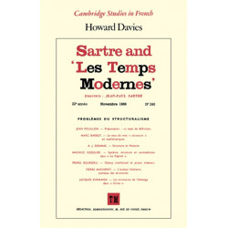 Sartre and 'Les Temps Modernes'