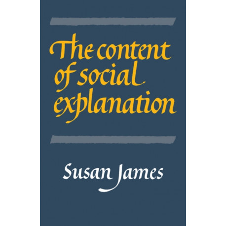 The Content of Social Explanation