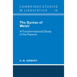 The Syntax of Welsh: A Transformational Study of the Passive