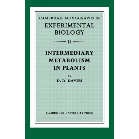 Intermediary Metabolism in Plants