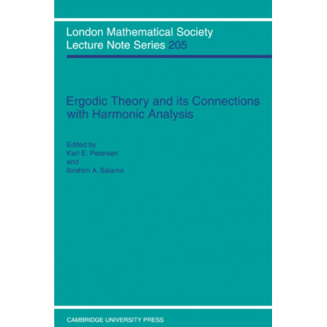 Ergodic Theory and Harmonic Analysis: Proceedings of the 1993 Alexandria Conference