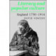 Literacy and Popular Culture: England 1750–1914