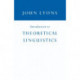 Introduction to Theoretical Linguistics