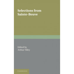 Selections from Sainte-Beuve