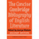 The Concise Cambridge Bibliography of English Literature, 600–1950