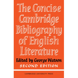 The Concise Cambridge Bibliography of English Literature, 600–1950